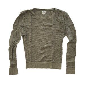 Bridge & Burn open weave lightweight sweater